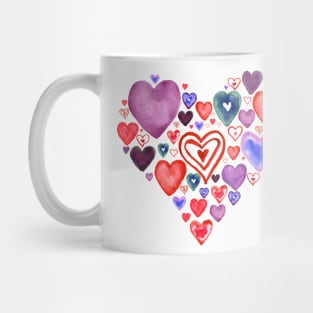 Many hearts Mug